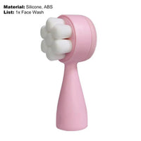 Double-Sided Silicone Facial Cleansing Brush