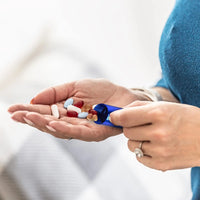 Waterproof Aluminum Pill Holder – Keychain Storage Container