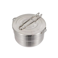 Portable Stainless Steel Camping Pot for Outdoor Cooking