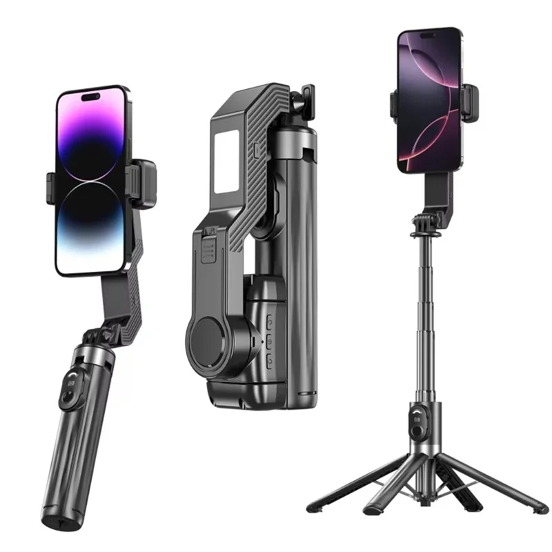 ABAC Selfie Stick Tripod with 1-Axis Gimbal Auto Balance for Smartphones