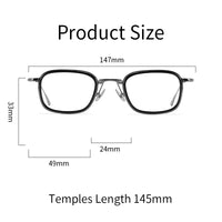 Titanium Eyeglass Frames – Ultra-Light Retro