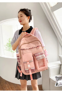 2025 New - Style Schoolbag for Primary School Girls, Suitable for Grades 1, 3 to 6, Child-Friendly, Load-Reducing and Spine