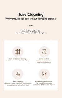 Rechargeable Electric Lint Remover for Clothes & Fabrics