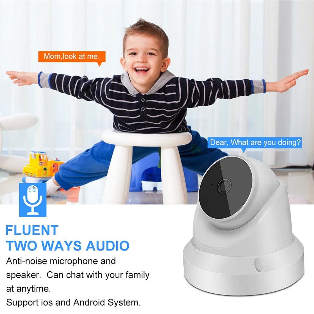 V380 Pro 3MP WiFi IP Indoor Camera Wireless Recorder Baby Monitor Two Way Audio Smart Surveillance CCTV HD Camera Pet Monitor