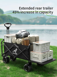 Foldable Camping Trolley – Large-Capacity Picnic Cart