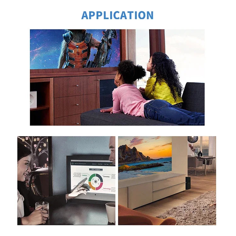 ProjectorT8 Android Mini Projector 4K 5G WiFi 2+16G 5800 Lumens 720P 1080P Full HD LCD LED Home Theater 3D Projector Portable Be