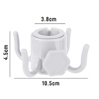 Polypropylene Beach Umbrella Hook – 4-Corner Storage