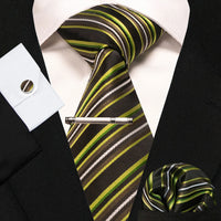 8cm Silk Men’s Tie Set with Pocket Square