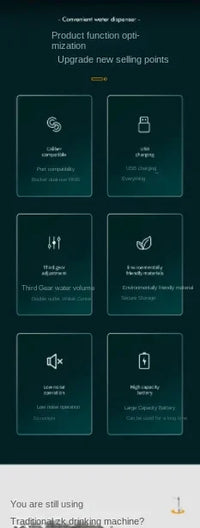 Smart Automatic Water Dispenser 3-gear USB Electric Water Pump With Stand Smart Water Bottle Pump Dispenser For Home Kitchen