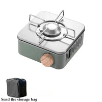 Portable Retro Camping Gas Stove with Ignition Device