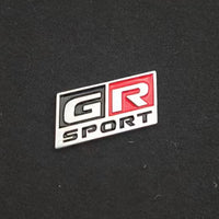 3D GR Sport Steering Wheel Metal Logo Badge Sticker