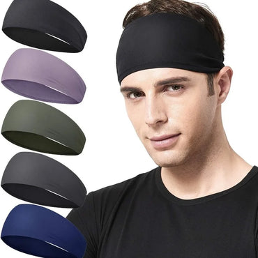 Elastic Yoga Headband Sweatband for Men & Women Sports