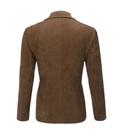 Men’s Corduroy Casual Suit Jacket – Autumn Fashion Coat