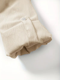 Men’s Summer Beachwear Set – V-Neck Shirt & Pants