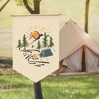 Outdoor Camping Garden Flag – Decorative Yard Banner