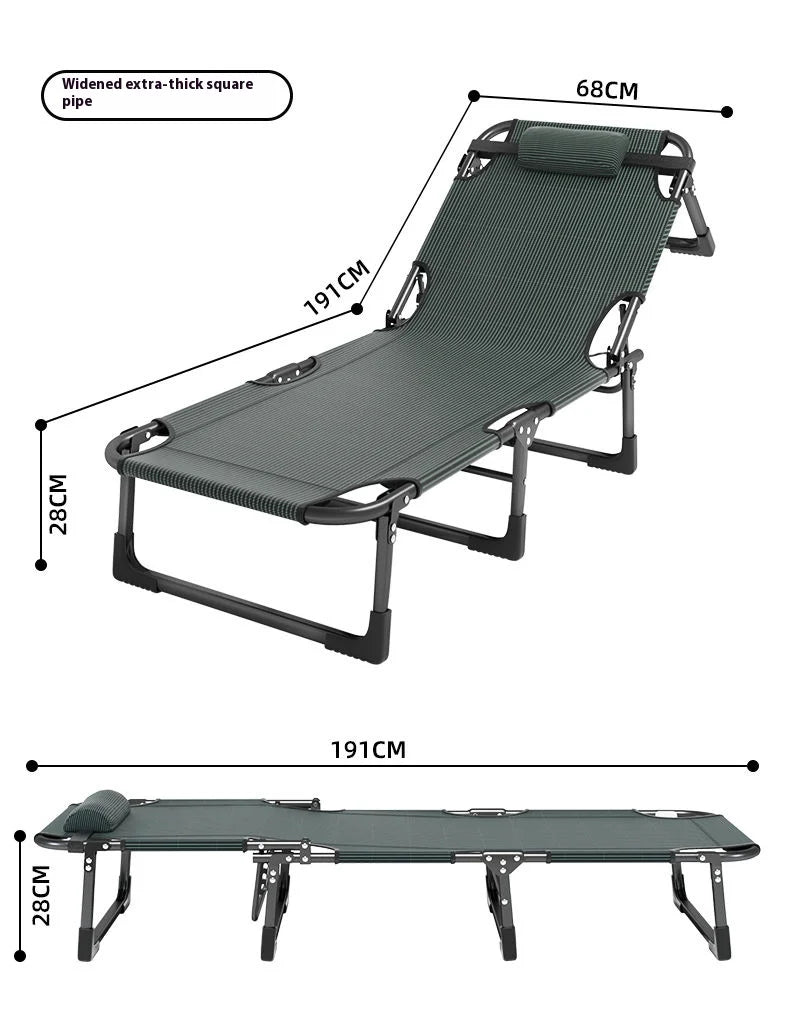 GIANXI Portable Rollaway Recliner Bed for Camping