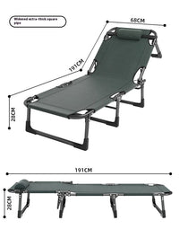 GIANXI Portable Rollaway Recliner Bed for Camping