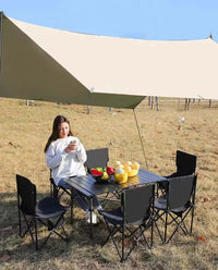 Portable Folding Camping Table for Outdoor BBQ & Picnic