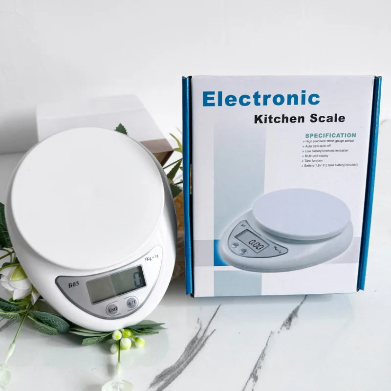 Digital Kitchen Scale 5kg/1g Food Stainless Steel