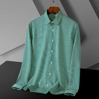 Men’s Striped Long Sleeve Casual Shirt