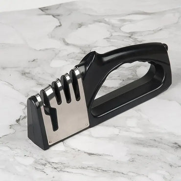 4-Stage Kitchen Knife Sharpener with Non-Slip Base
