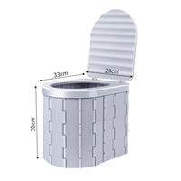 Portable Folding Camping Toilet – Wide Seat & High Load