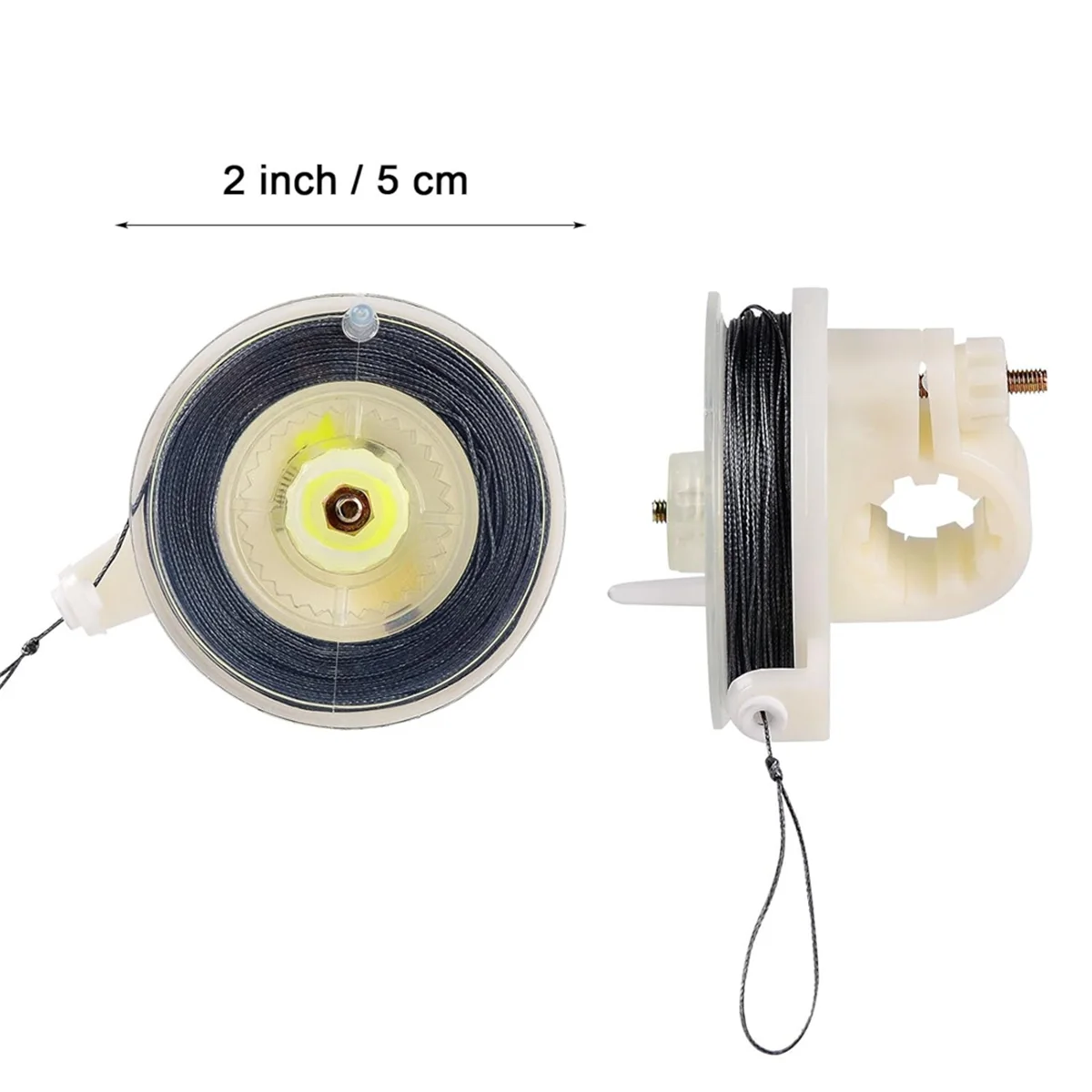 2 Pcs 85ft Trip Wire Reel for 12 Gauge Perimeter Alarms