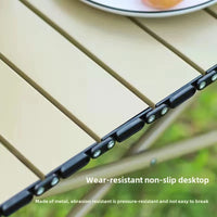 Portable Folding Camping Table for Outdoor BBQ & Picnic