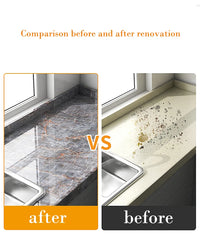 Kitchen Oil-Proof Waterproof Self-Adhesive Marble Film