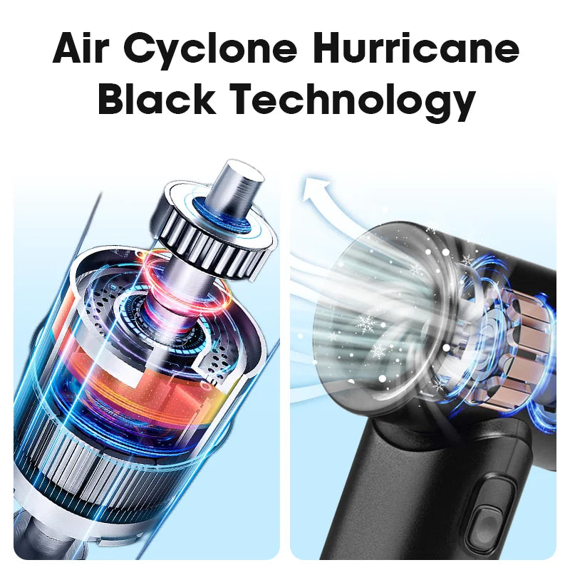 Portable Handheld Fan Turbo Strong Wind 5 Speeds Adjustable Mini Fan USB Rechargeable Personal Highspeed Fans for Travel Camping