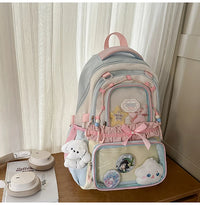 Large Capaci Children's School Bag Set for Girls Primary And Middle School Double oulder Bapa Sweet College Sle