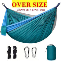 Outdoor Camping Hammock Portable Hammock Travel Beach Backyard Courtyard Hiking Outdoor Camping Equipment