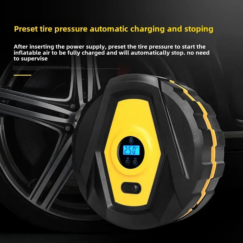 Portable Mini Car Inflatable Pump Digital Display