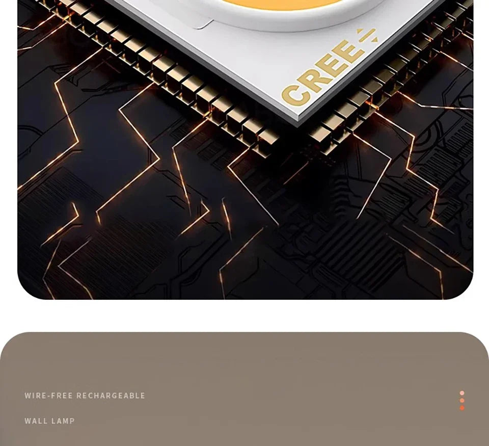 Xiaomi Youpin LED Lamp Household Magnetic Wall Lamp Wireless Rechargeable Movable No Punching Bedroom Bedside Reading Lamp NEW