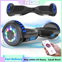 RCB Hoverboard, 6.5 Inch Two Wheel Hoverboard with Bluetooth Speaker with LED Light, Hoverboard Great Gift for Kids and Adults