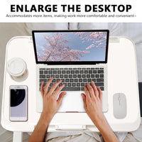 Adjustable Folding Laptop Desk – Bed & Floor Use