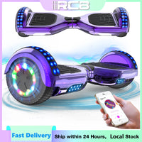 RCB Hoverboard, 6.5 Inch Two Wheel Hoverboard with Bluetooth Speaker with LED Light, Hoverboard Great Gift for Kids and Adults
