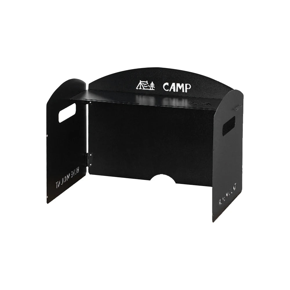 Foldable Gas Stove Windshield for Camping & BBQ