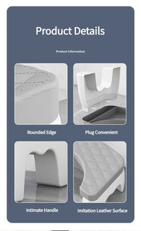 Portable Non-Slip Toilet Squatting Stool for Adults