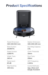 T10s Robot Vacuum with Auto-Empty Station