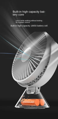 Xiaomi Desk Fan New Smart Home Portable Cooling Fan Can Hanging Upright Fan Usb Brushless Turbine Mini Portable Air Conditioner