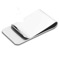 Stainless Steel Slim Pocket Credit Card & Money Clip