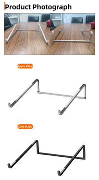 Portable Laptop Stand Aluminum Alloy Support Computer Bracket Ultra light Foldable Non-slip Notebook Holder for Macbook Air Pro