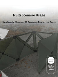 Collapsible Camping Windscreen Stove Wind-Resistant Outdoor