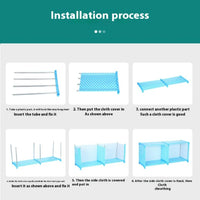 Multi-Layer Bookshelf Storage Rack for Living Room