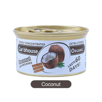 Car Air Freshener Coffee Scent Wood Block Perfume