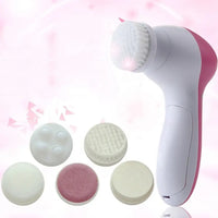 5-in-1 Electric Facial Cleansing Brush – Skin Care Massager