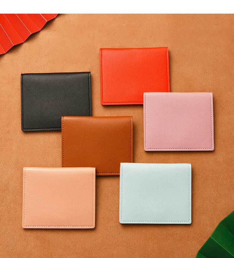 Women Men Credit Card Bag Ultra-thin Small Bank Card Driver's License Card Holder Wallet Male Simple Card Holder Bag