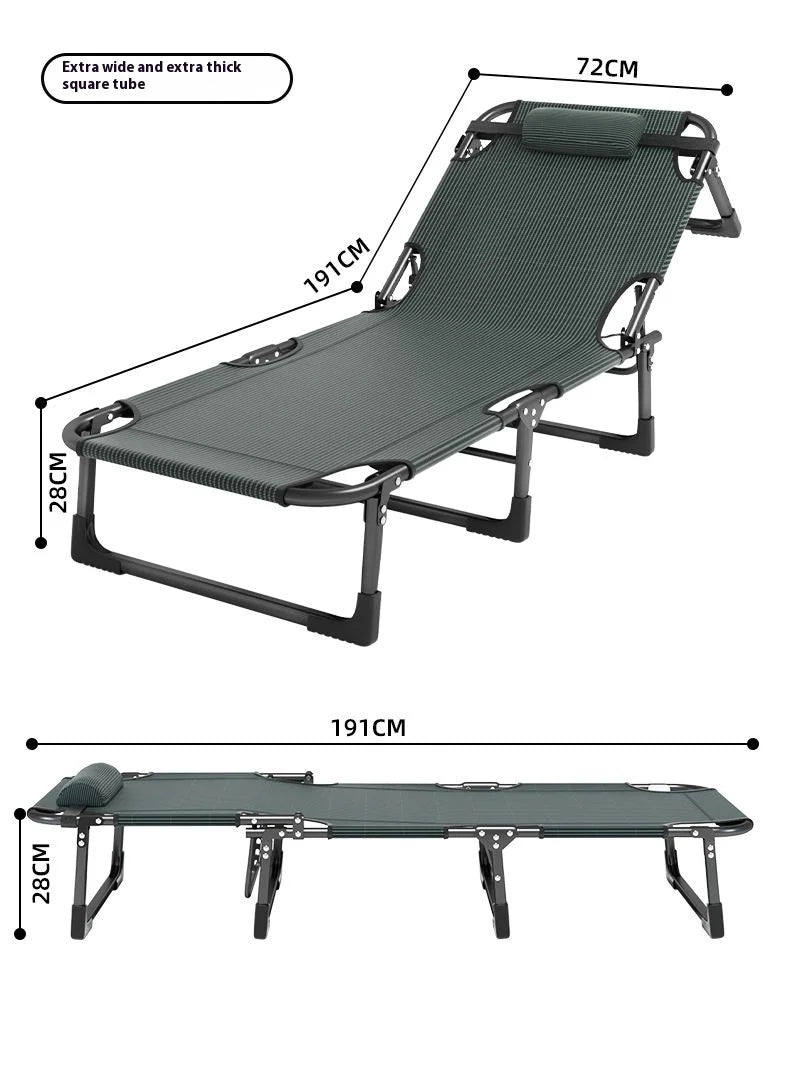 GIANXI Portable Rollaway Recliner Bed for Camping