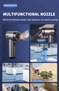 SZUK 148000Pa Car Vacuum CIeaner Powerful Wireless Handheld Cleaning Machine Mini Blower Portable Vacuum Cleaner for Car Home